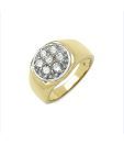 Johareez Cubic Zircon White Ring For Men