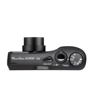 Canon Power Shot A1200 12MP Point & Shoot (Black)(with 4 GB SDHC Card+Charger+Carry Case)