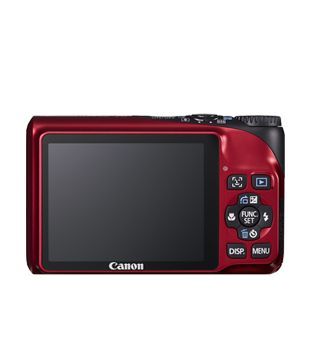 Canon Power Shot A2200 14MP Point & Shoot (Red)(with 4 GB SDHC Card + Carry Case)