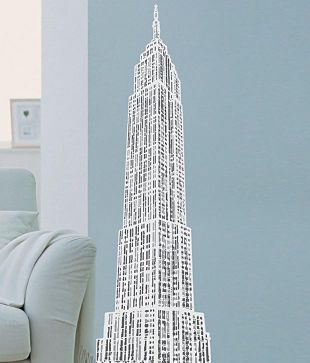 Plage Beautiful Building Wall Sticker