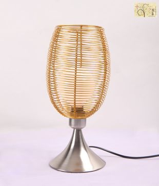 Script n Gifts Trendy Golden Table Lamp