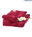 Bombay Dyeing Super Ultrx Maroon Bath & Hand Towel Set