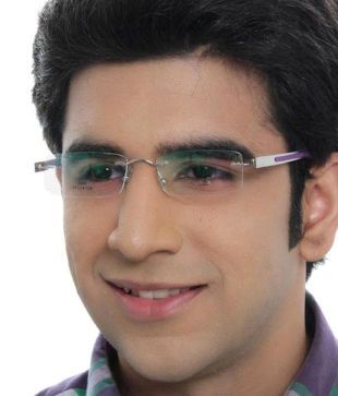 Zod Rimless Purple Optical Frame