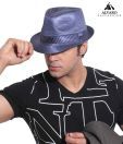 Alvaro Gleaming Blue & White Striped Hat