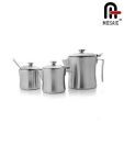 Mosaic Stainless Steel Tea Set 4Pcs Set King