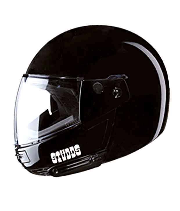Studds Full Face Helmets Ninja Plainffblack Buy Studds Full