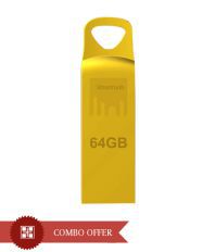 Strontium 64 GB AMMO Pen Drive (Gold)