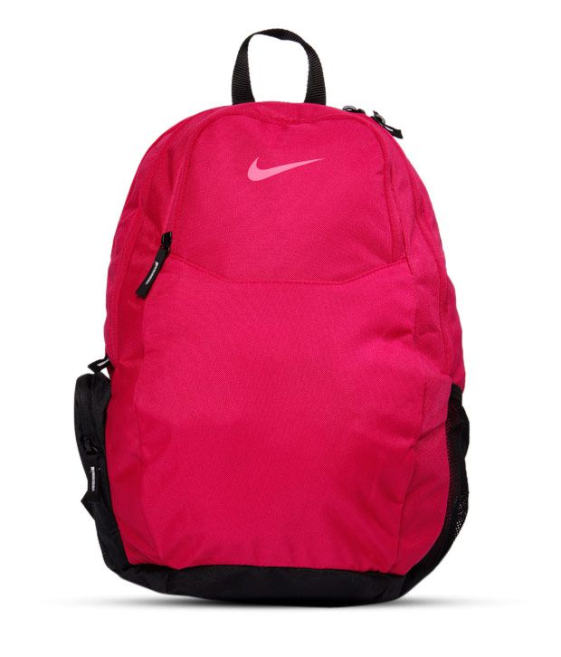 Nike Alluring Pink & Black Backpack - Buy Nike Alluring Pink & Black Backpack Online at Low ...