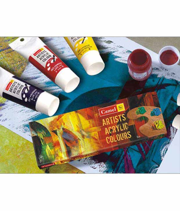 Camlin Acrylic Colour Box (700M12) (12 Shades) Buy