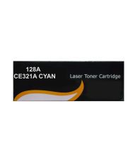 Fine Print 128A / CE321A Cyan Laser Toner Compatible For HP CM1415/1415fn/14125fnw/1525/1525n/1525nw