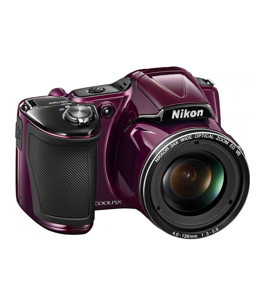 Nikon Coolpix L830 16MP Semi SLR (Purple) Price, Review, Specs & Buy