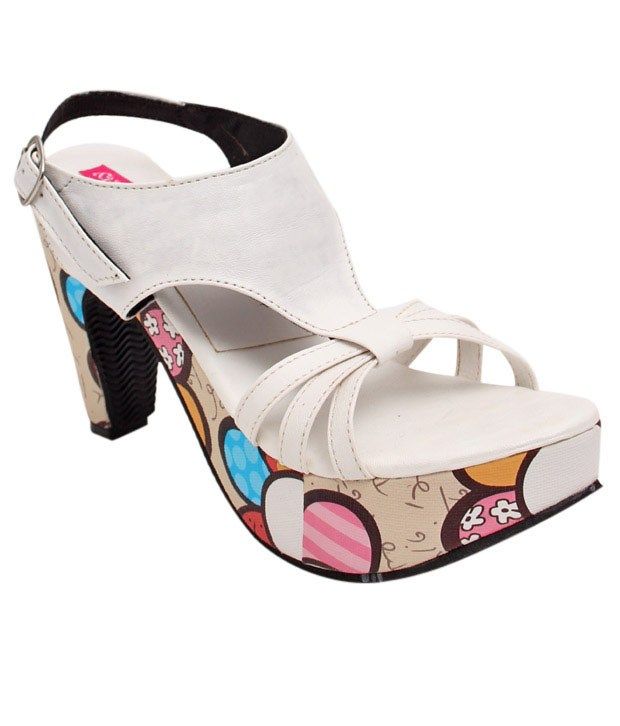 funky white shoes