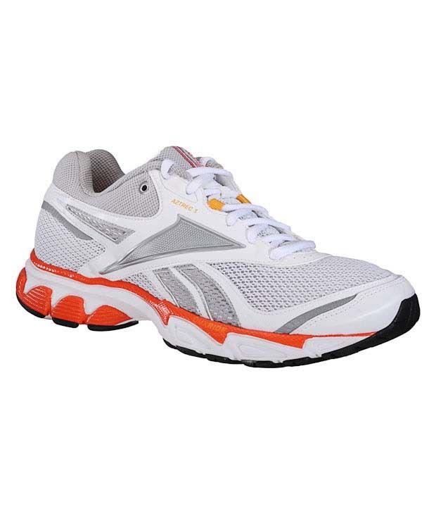 reebok white orange