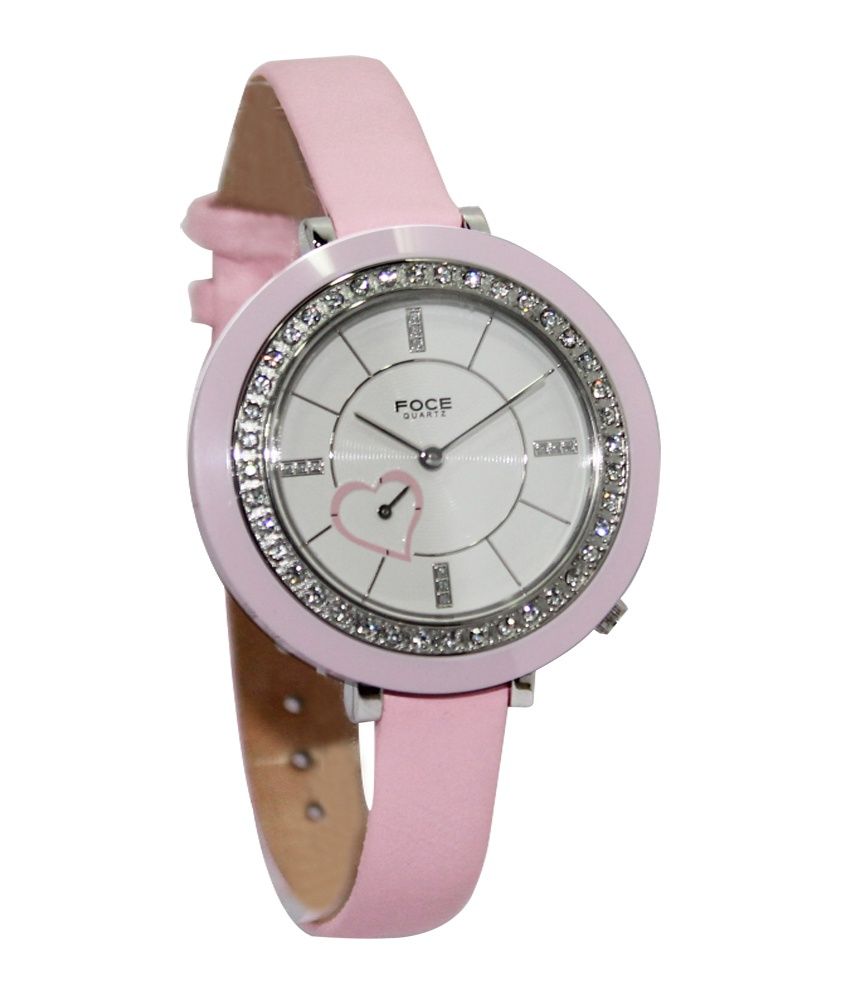 Foce Ladies Fashion F347LSLSTPK Watch Price in India Buy Foce Ladies