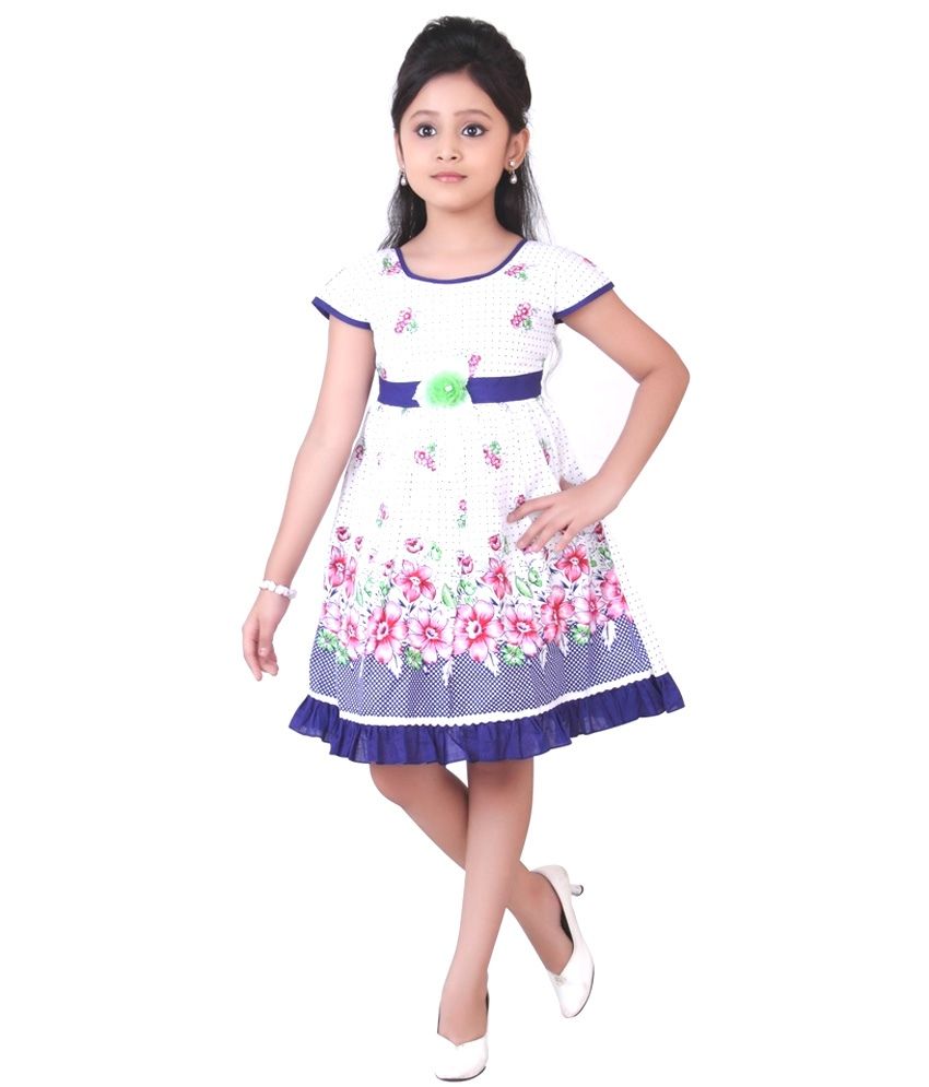 spring and summer white frocks