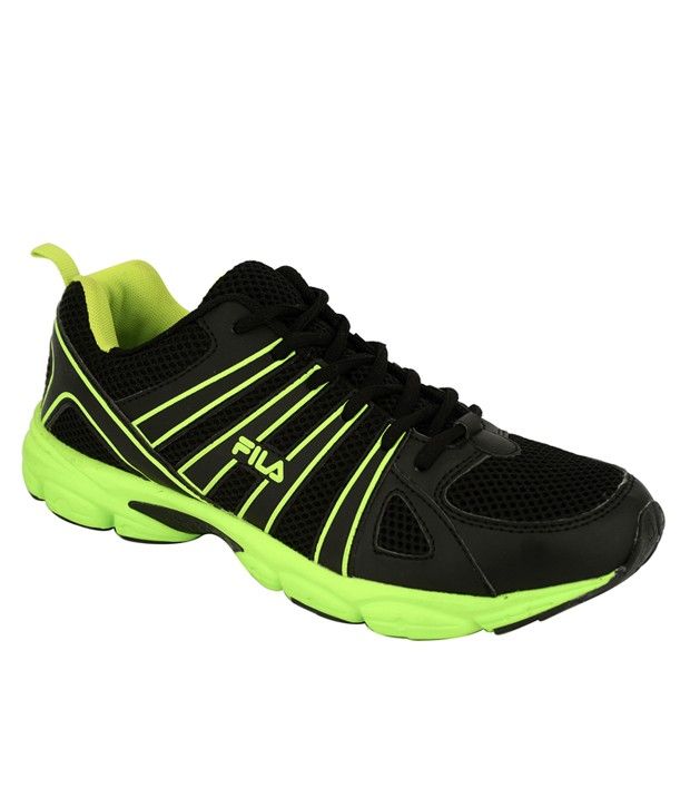 fila running shoes mens green