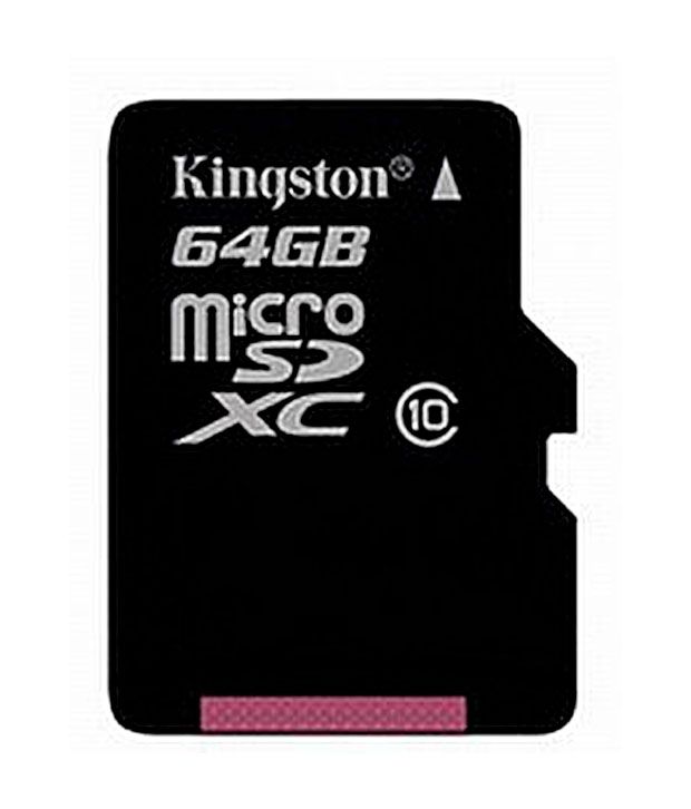 Kingston 64 GB Micro SD Card Class 10 Memory Card Buy Kingston 64 GB