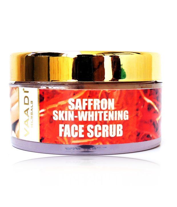 Vaadi Saffron Skin Whitening Face Scrub-Walnut Scrub & Cinnamon Oil Vaadi Saffron Skin Whitening Face Scrub-Walnut Scrub & Cinnamon Oil