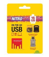 Strontium Nitro 8 GB OTG Pen Drive (Gold)
