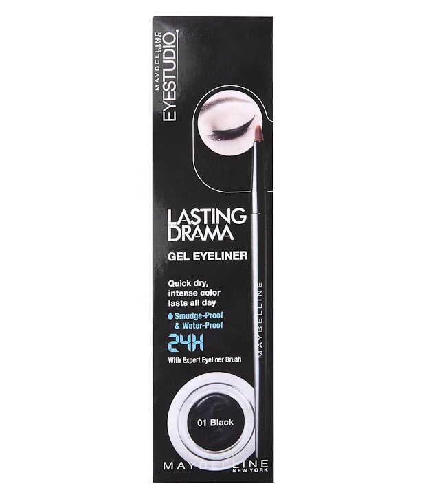 Maybelline Lasting Drama Gel Eyeliner Black 01 2.8gm Makeup Lowest