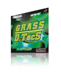 Tibhar Grass D. Tecs Red Table Tennis...