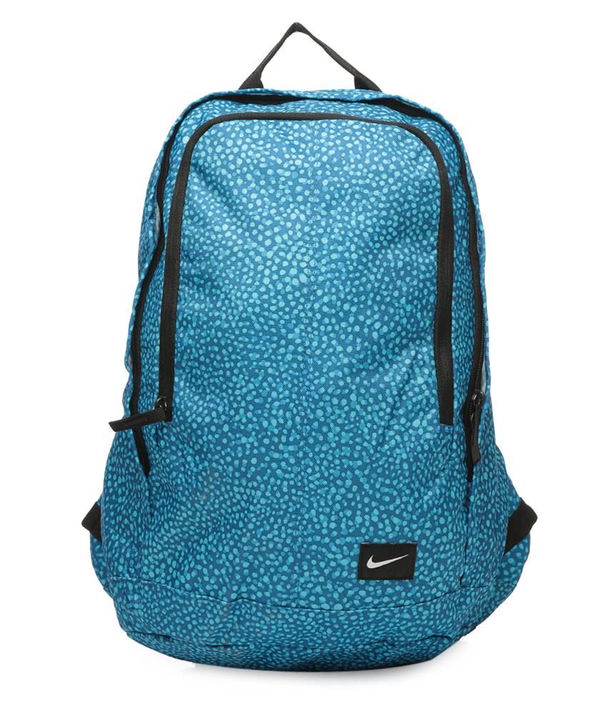 light blue nike mesh backpack