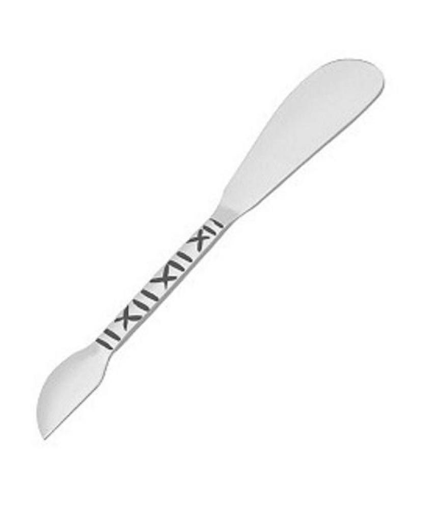 Sage Koncpt Silver Stainless Steel Cross Design Butter Knife