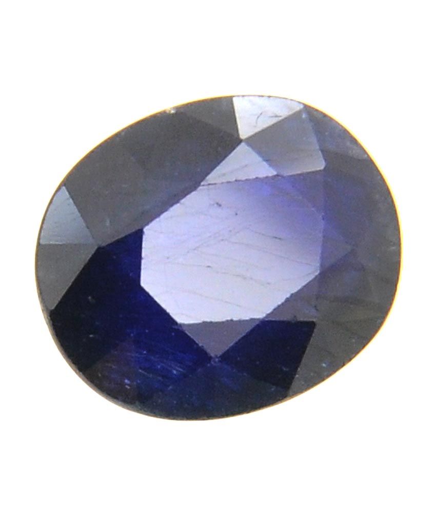Barishh Gems Taurus Star Sign Nelashma Stone Natural 4.50 Ratti Blue