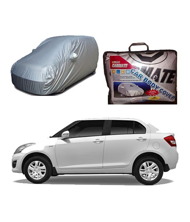 Carmate Car Body Cover Swift Dzire Parx Silver Buy Carmate Car Body Cover Swift
