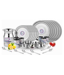 Airan Stainless Steel Dinner Set - 37 Pieces