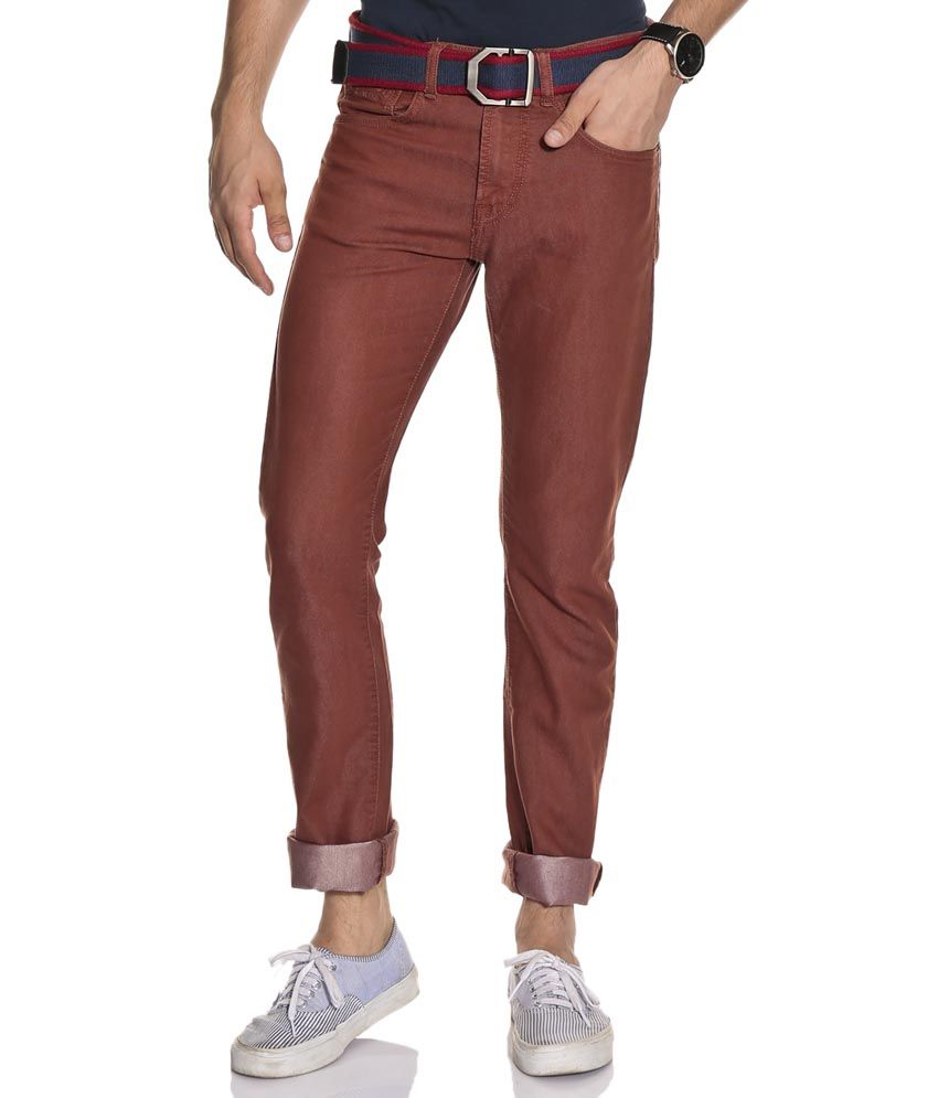 ... Jeans - Buy Pepe Jeans Red Skinny Jeans Online at Low Price in India