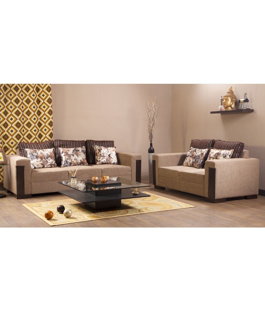 HomeTown Amazon Fabric 3+2 Sofa set Buy Online at Best