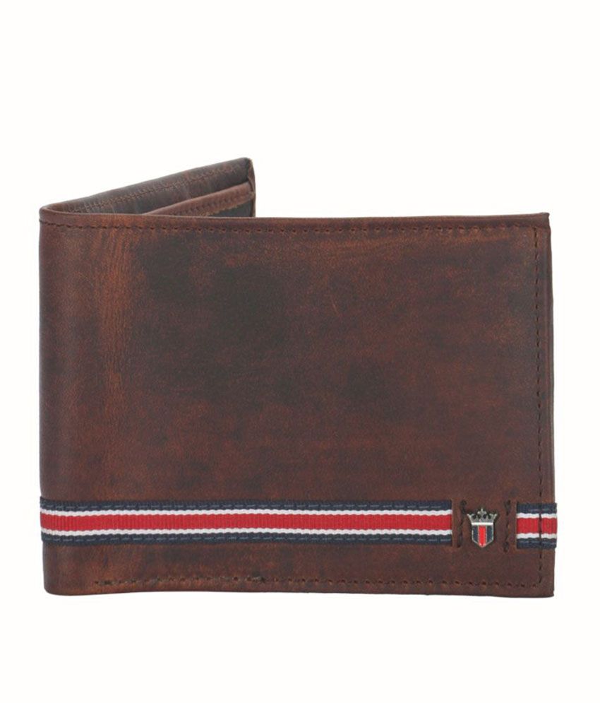 Louis Philippe Leather Brown Men Regular Wallet available at SnapDeal for Rs.764