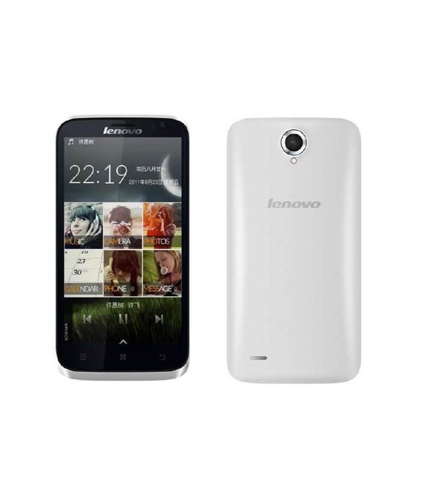Lenovo A859 Dual Sim Touch Screen White Price in India- Buy Lenovo ...