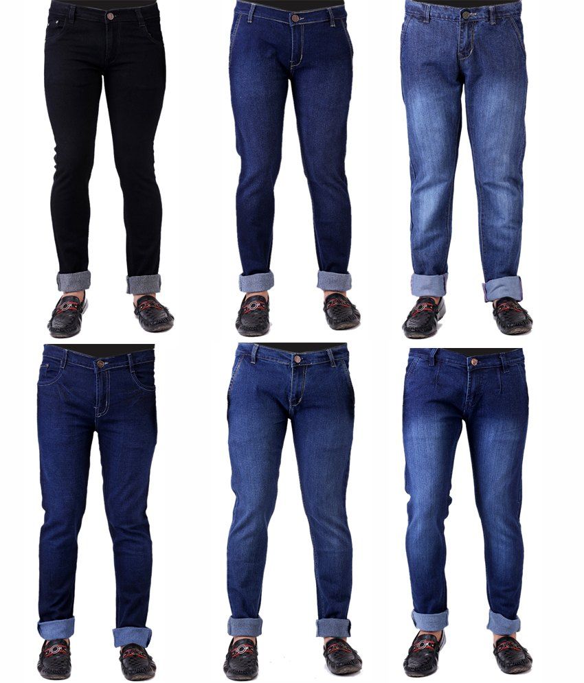 Haltung Men's Jeans Combo Of 6 Denim Buy Haltung Men's Jeans Combo Of