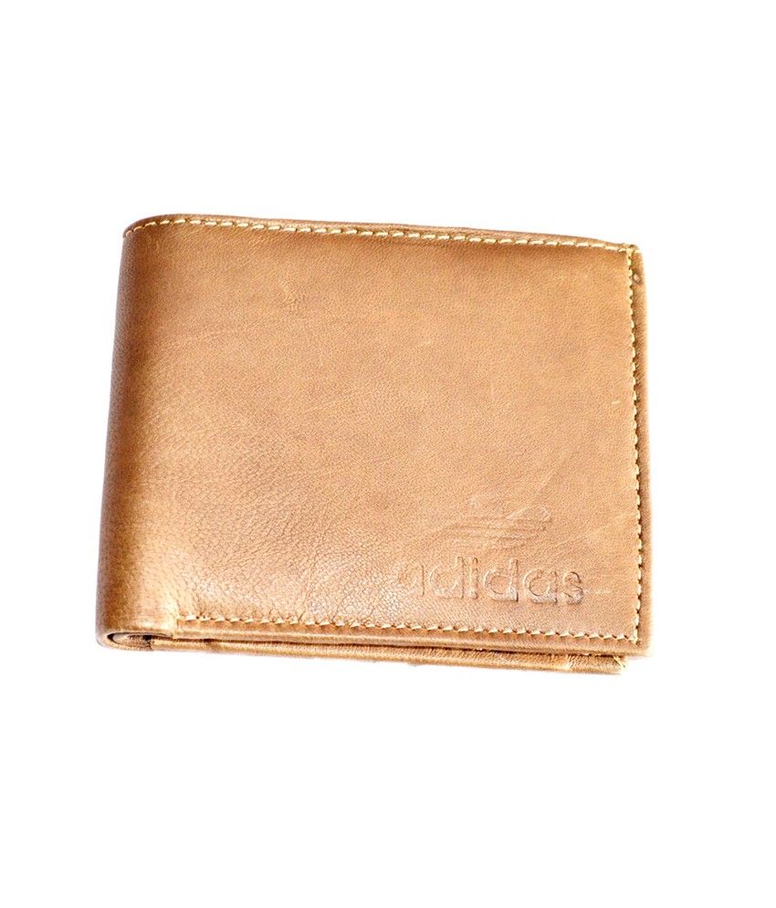 Adidas Brown Leather Formal Regular Wallet available at SnapDeal for Rs.269