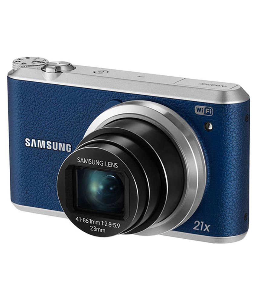 Samsung WB350 16 Megapixels 21x Point & Shoot Digital Camera (Blue