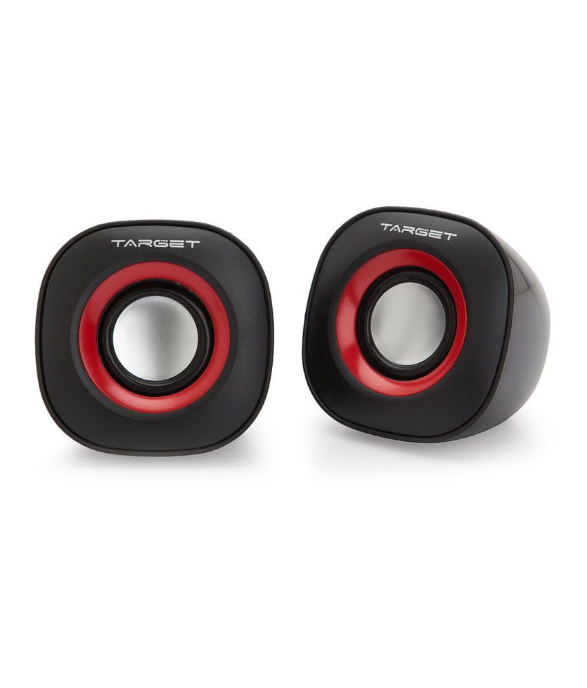 Buy Target TsM010 Computer Multimedia Mini Speakers 2.0 (Red) Online