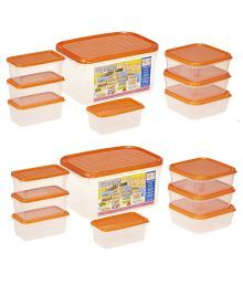 Ruchi Housewares Storewel Orange Containers 8 Pieces Set (buy 1 Get 1)