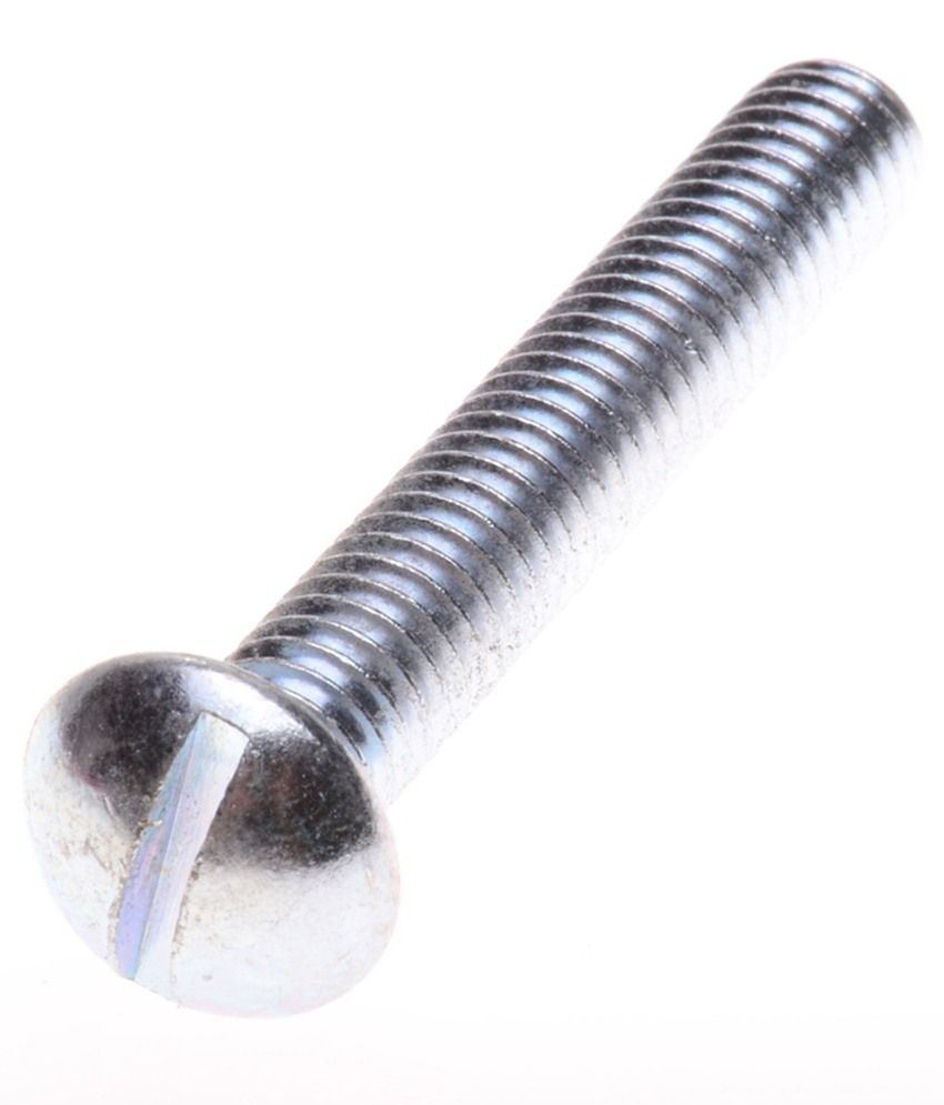 Bizin Tested Slotted Round Head Machine Screw Pack Of 100 Buy Bizin