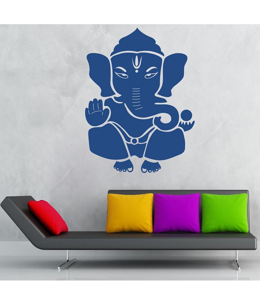 Decor Kafe Lord Ganesha Wall Decal Buy Decor Kafe Lord Ganesha Wall