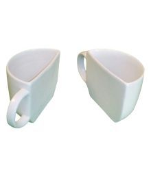 Sanshi Creations White Couple Valentine Cup (pack Of Two.)