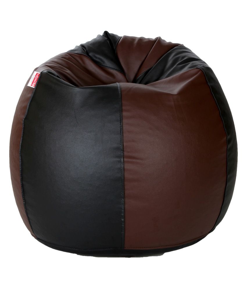 biggie cozy bean bag xxxl size black brown filled buy online rs 2499 snapdeal biggie cozy bean bag xxxl size black brown filled buy online rs 2499 snapdeal