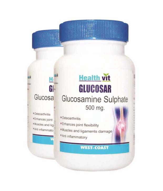 Healthvit Glucosar Glucosamine Sulphate 500 Mg Joint Care 60 Tablets
