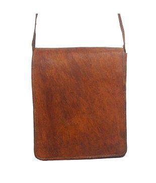 Digital Rajasthan Real Leather Genuine Messenger Sling Bag - 10*13 Inches