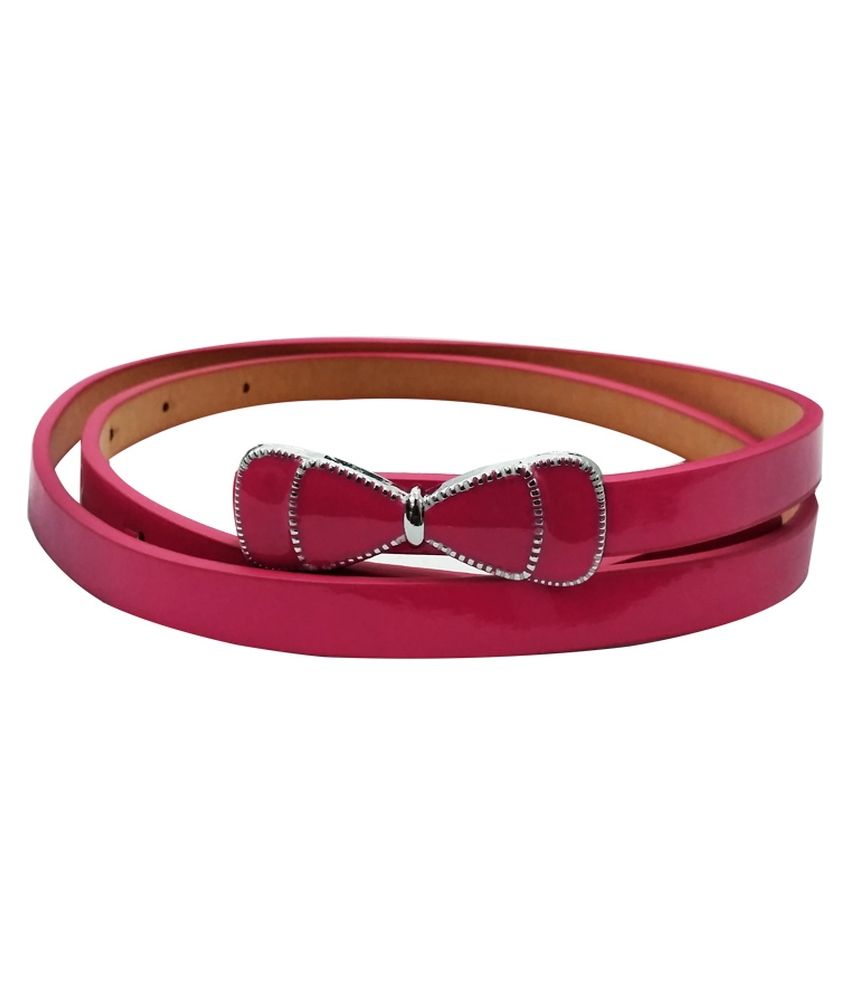 Verceys Pink Butterfly Casual Single Belt For Women Buy Online at Low