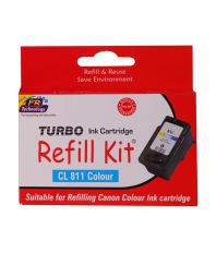 Turbo Refill Kit for Canon 811 colour ink cartridge