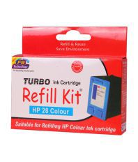 Turbo Refill Kit for HP 28 colour ink cartridge