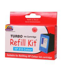 Turbo Refill Kit for HP 818 colour ink cartridge