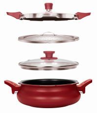 Pigeon All in one Super Cooker 3ltr Red Ceramic SortWiz.AI